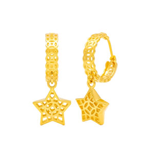 Bông Tai Nữ Vàng Vàng 610 - BTK195