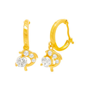 Bông Tai Nữ Vàng Vàng 610 - BTK197