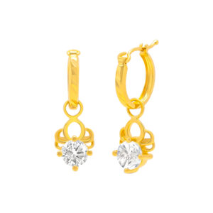 Bông Tai Nữ Vàng Vàng 610 - BTK198