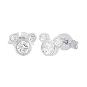 Bông Tai Nữ Vàng Trắng 10K - BTK275-1