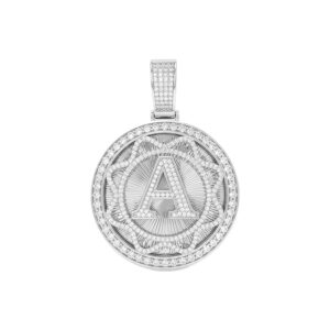 Mặt Dây Chuyền Nam Vàng Trắng 10K - M1.0339-A