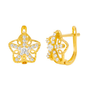 Bông Tai Nữ Vàng Vàng 610 - BTH663