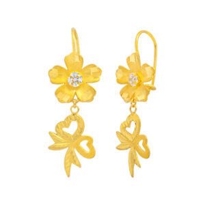 Bông Tai Cưới Vàng Vàng 24K - BTH928