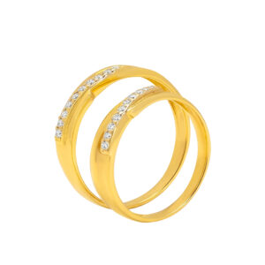 Nhẫn Cưới Vàng Vàng 680 - HNC04