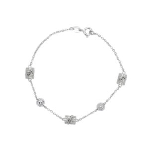 Lắc Tay Nữ Vàng Trắng 10K - LTP07