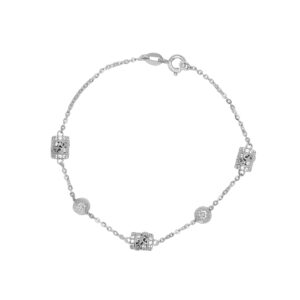 Lắc Tay Nữ Vàng Trắng 10K - LTP07