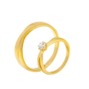 Nhẫn Cưới Vàng Vàng 10K - MTNC0567