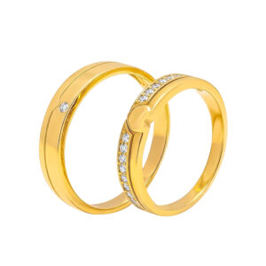 Nhẫn Cưới Vàng Vàng 610 - ANC48