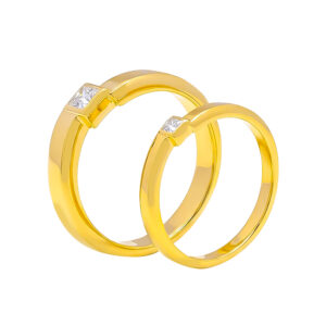 Nhẫn Cưới Vàng Vàng 10K - MTNC0569
