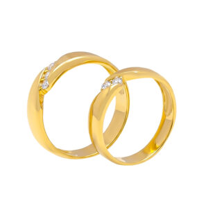 Nhẫn Cưới Vàng Vàng 10K - MTNC0571