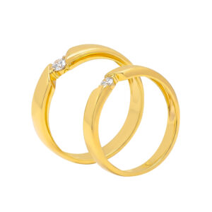 Nhẫn Cưới Vàng Vàng 10K - MTNC0572
