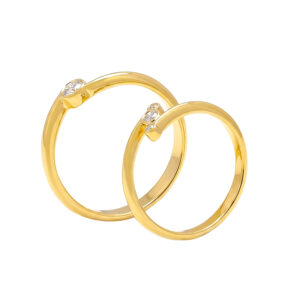 Nhẫn Cưới Vàng Vàng 10K - MTNC0573