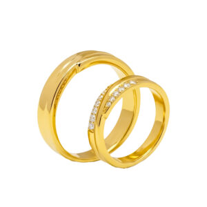 Nhẫn Cưới Vàng Vàng 10K - MTNC0574