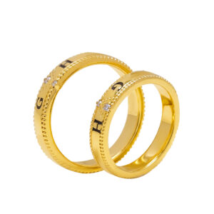 Nhẫn Cưới Vàng Vàng 10K - MTNC0577