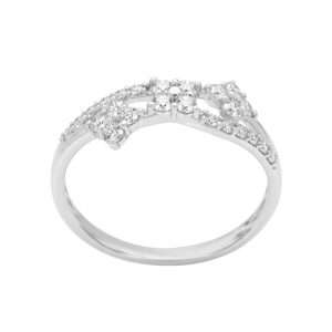 Nhẫn Nữ Vàng Trắng 10K - N1.0038