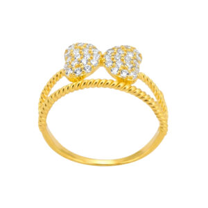 Nhẫn Nữ Hình Nơ Vàng 610 - N1.0041