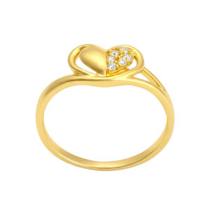 Nhẫn Nữ Trái Tim Vàng Vàng 18K - N1.0078.1