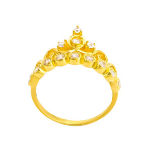 Nhẫn Nữ Vương Miện Vàng 610 - N1.0479-1