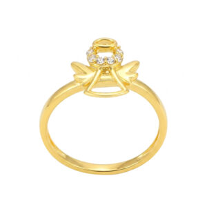 Nhẫn Nữ Thiên Thần Vàng Vàng 18K - PNG57